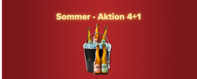 Sommer-Aktion 4+1 💦